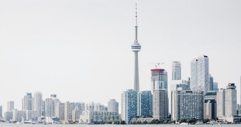 the Toronto skyline