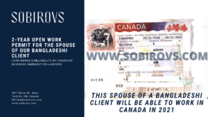 Canadian Intra-Company Transfer Spousal Visa by Sobirovs Law Firm
