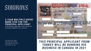 multi year Canadian work visa by Sobirovs Law Firm