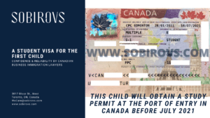 Canadian student visa by Sobirovs Law Firm