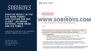 C11 Work Visa Approval by Sobirovs Law Firm