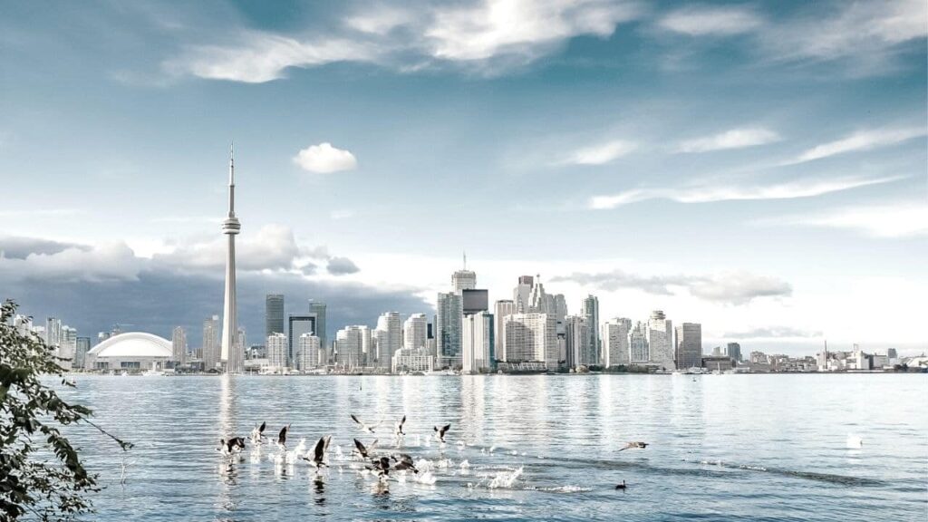 Skyline of a major Canadian city representing the best cities in Canada for startups and entrepreneurs in 2025