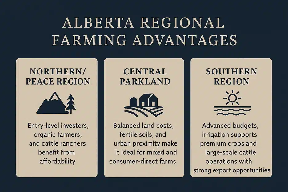 Alberta regional farming advantages for business immigrants