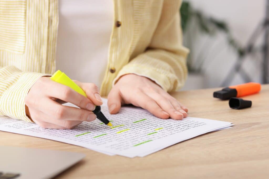 Immigration lawyer reviewing GCMS notes from a refused Canadian visa application
