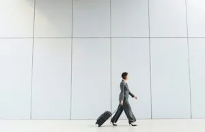 Woman Traveling for Business